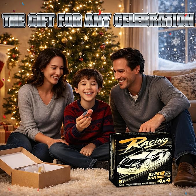 RC Drift Car 1/43 Mini RC Drift Car with Gyro 2.4GHz Full Proportional Control 20KM/H 4WD High Speed Remote Control Alloy LED Lights &amp Drift Tires Toys Gift for Adults Boys and Girls