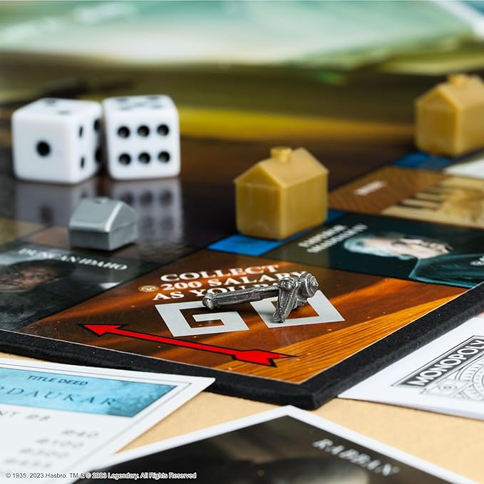 Monopoly: Dune | Play as The Ducal Ring Crysknife Gom Jabbar &amp More |Officially Licensed Collectible Game Based on The Movie Dune