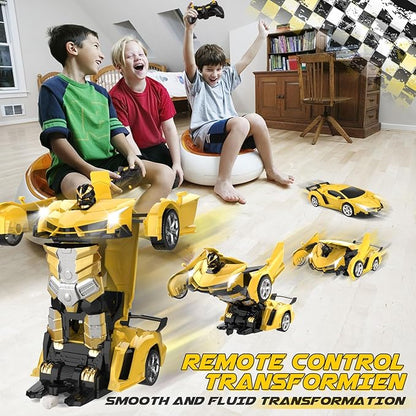 Transform Remote Control Car Toy for Kids 4 5 6 7 8 Remote Control Car for Boys 4-7 Transform Cars for Boys 4-6 Toy Car 5 Year Old Boy Toys for 3 4 5 6 7 8 9 10 11 12 Years Old Boy
