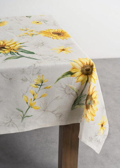 Maison d' Hermine Table Cloth Rectangle Table 100% Cotton 70 x 90 Inches Tablecloth Reusable Decorative for Dining Kitchen Room Farmhouse Home Gifts for Mothers Day Spring Summer - Candice