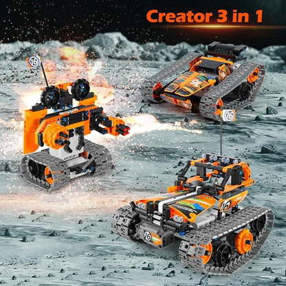 Building Toys STEM Robot Kit for Kids Ages 8-12 Remote Control Erector Sets Engineering Robotics Kits Educational Birthday Gift for Boys &amp Girls 5-7 9 10 11 13 14+ Year Old