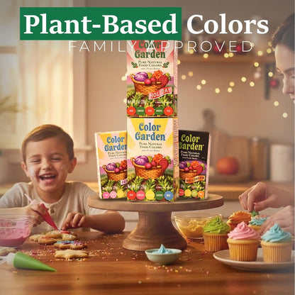 Color Garden Pure Natural Food Coloring, Pastels – 5 ct 1 oz | Plant-Based, Vegan, Non-Toxic Liquid Food Dye, Healthy Food Coloring