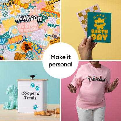 Cricut Joy Xtra Smart Cutting Machine | Vinyl Starter Kit