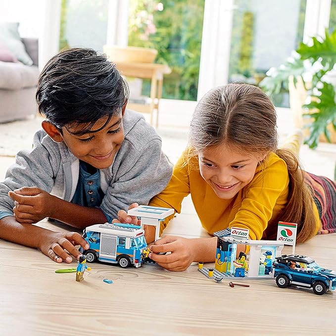 LEGO City Service Station 60257 Pretend Play Toy Building Sets for Kids New 2020 (354 Pieces)