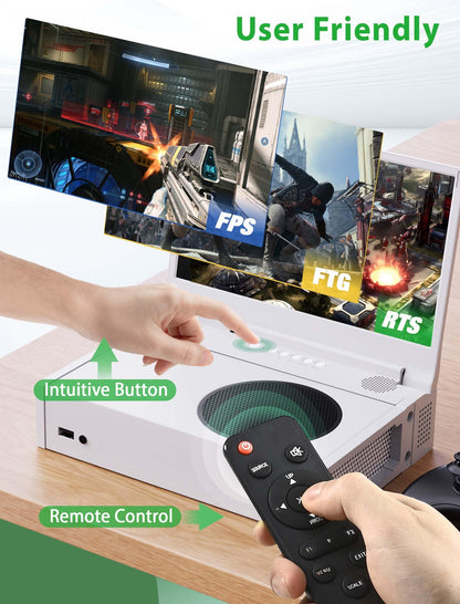 DEPGI 4K 14" Portable Gaming Monitor IPS Screen for Xbox Series S（not Included） with Remote Control, Portable Monitor with HDR10, AMD FreeSync, 2X HDMI for Indoor Outdoor Travel
