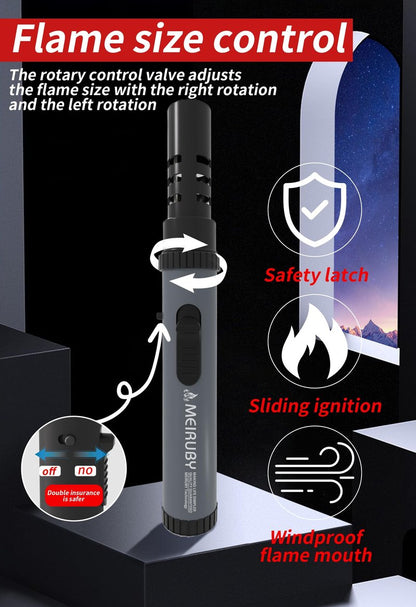 Stocking Stuffers Gifts for Men Dad Adults Torch Lighter,Lightsaber Torch Flame Butane Lighter Christmas Birthday Gifts for Dad Father Husband Grandpa, Cool Gadgets for Men 2025