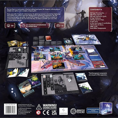 ISS Vanguard: Lost Fleet Board Game Expansion - Exclusive Add-Ons Varied Missions &amp Challenges! Cooperative Sci-Fi Adventure Game Ages 14+ 1-4 Players 90-120 Min Playtime Made by Awaken Realm