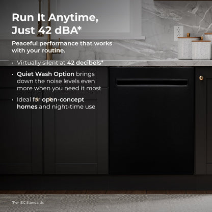 Kenmore 22-14699 Elite 24" Built-In Dishwasher - UltraWash Plus, TurboDry, QuietWash, SmartWash & TurboFlex Third Rack - 15 Place Settings - 42 DBA - ENERGY STAR Certified - 24" - Black