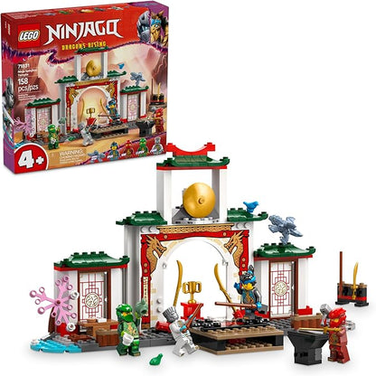 LEGO NINJAGO Ninja Spinjitzu Temple Building Toy Playset - Pretend Play Preschool Ninja Toy for Kids Boys and Girls Ages 4+ - with 4 Minifigures - Gift Idea for Birthdays - 71831