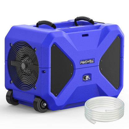 190 Pints LGR Commercial Dehumidifier with Pump, Stackable Industrial Dehumidifiers for Water Damage Restoration Auto Defrost Heavy Duty Rotomolded Dehumidifier Portable for Crawl Space Basement