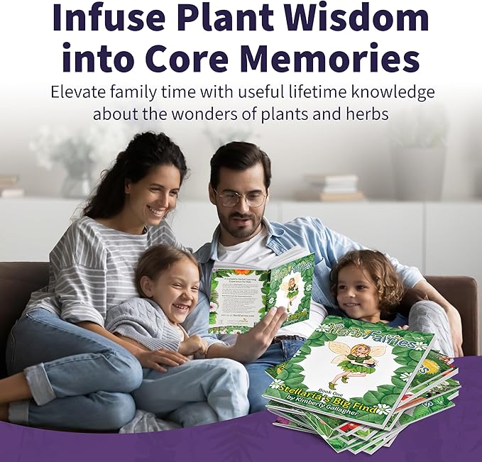 Herb Fairies: 13 Plant Story Books Set &amp Digital Learning System – Explore Plants Through Educational Stories – Includes Audiobooks Printables Crafts Puzzles &amp Games
