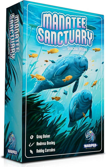 Manatee Sanctuary: Seacow Edition Board Game - Strategic Tableau Building and Drafting Game for Adults and Kids 11+ 1-6 Players