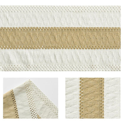 Artoid Mode Burlap Brown Farmhouse Rustic Table Runner, Seasonal Holiday Hollow Kitchen Dining Table Decoration for Home Party Decor 12x72 Inch