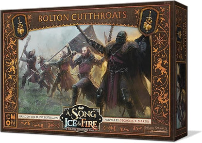 CMON A Song of Ice and Fire Tabletop Miniatures Game Bolton Cutthroats Unit Box (Multilingual Edition) - Strategy Game for Adults Ages 14+ 2+ Players 45-60 Minute Playtime Made by CMON