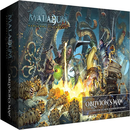 Maladum Oblivion's Maw Expansion - Fantasy Dungeon Crawler Game Immersive Terrain Solo Co-op and Adversarial Play