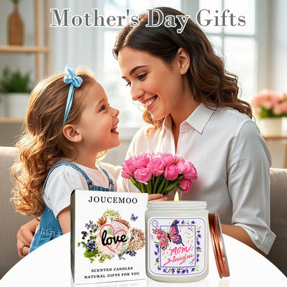Mothers Day Gifts for Mom from Daughter Son, Scented Candles for Home, Aromatherapy Candle for Relaxing, Soy Candles, 50 Hour Long Burning, Birthday Gifts for Women