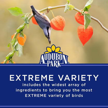 Audubon Park Wild Bird Seed - Extreme Variety Blend for Outdoor Feeders | 15 lb Bag