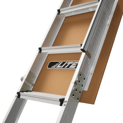 LITE 10-Foot Aluminium Attic Ladder 54" W x 22.5" H (Rough Opening), 375-Pound Load Capacity, Type IAA, AP2240MS