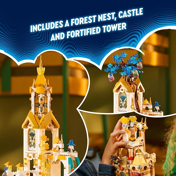 LEGO DREAMZzz Castle Nocturnia Building Toy - Pretend Play Set for Kids Ages 10+ - Creative Storytelling Toy W/2 Construction Modes &amp 6 Minifigures for Boys and Girls - 71486