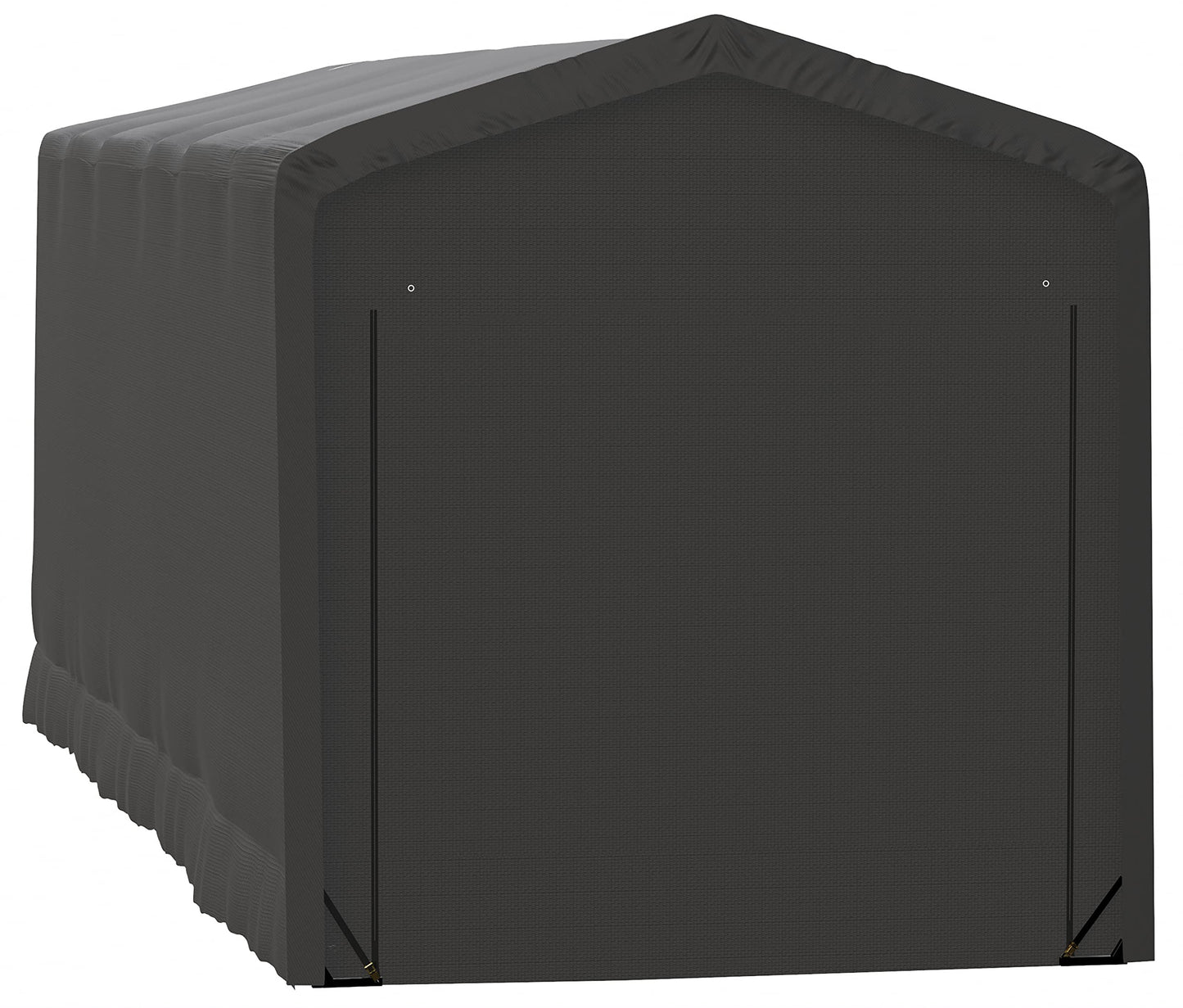 ShelterLogic ShelterTube Garage & Storage Shelter, 14' x 40' x 16' Heavy-Duty Steel Frame Wind and Snow-Load Rated Enclosure, Gray