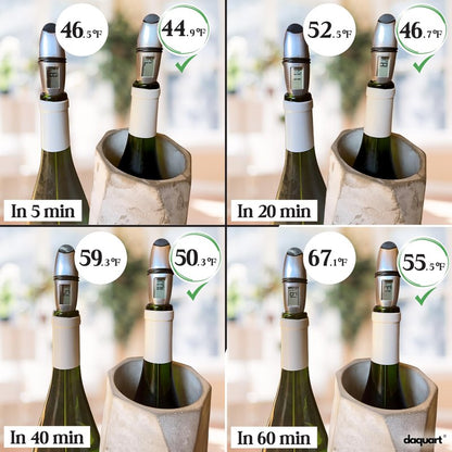 Daquart® | Concrete Wine Chiller Bucket - Keep your Drinks Cold | Wine Chillers for Bottles like a Cooler Sleeve - Designed for all Wine Bottle | Wine Cooler Bucket - Gifts for Wine Lovers