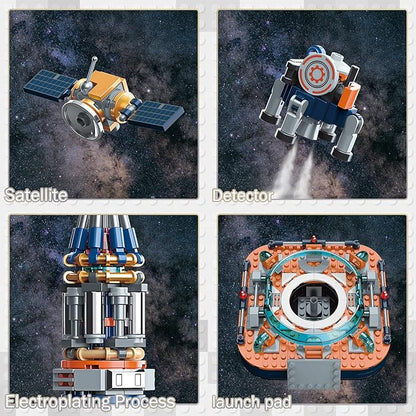 JMBricklayer Space Rocket Building Sets for Adults 70110 Spaceship Exploration Space Toys Space Shuttle Rocket Ship Collectible Display Model Set Gifts for Adults