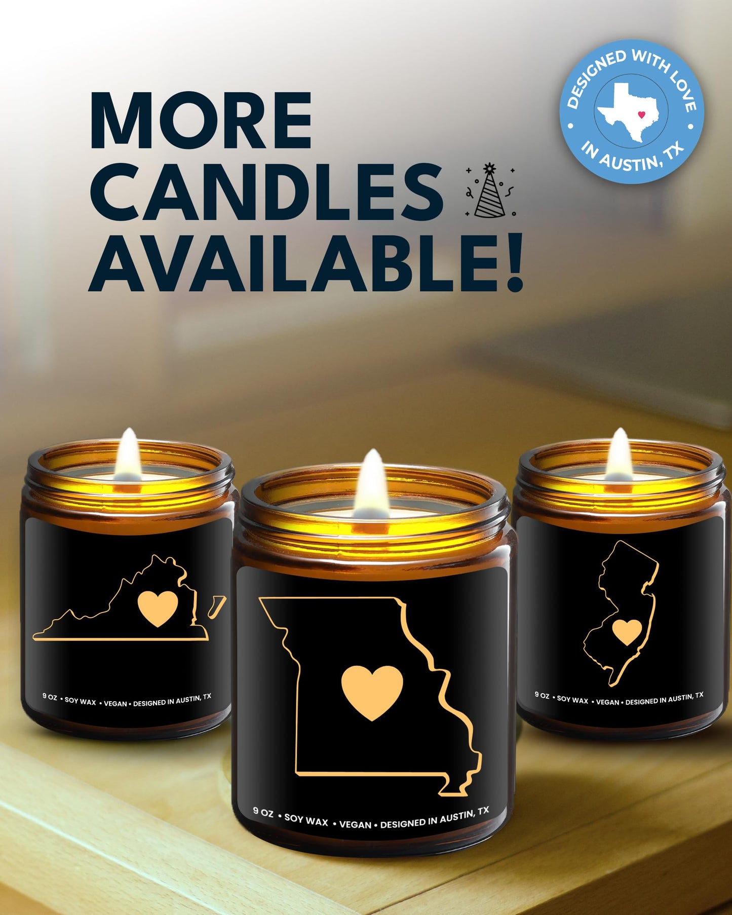 Missouri Candle, Thoughtful Missouri Themed Souvenirs & Gifts for Men and Women, Unique State Gifts, Best Sentimental Gift for Moving Away, Ideal for Birthday, Christmas, Graduation, Gift Ready
