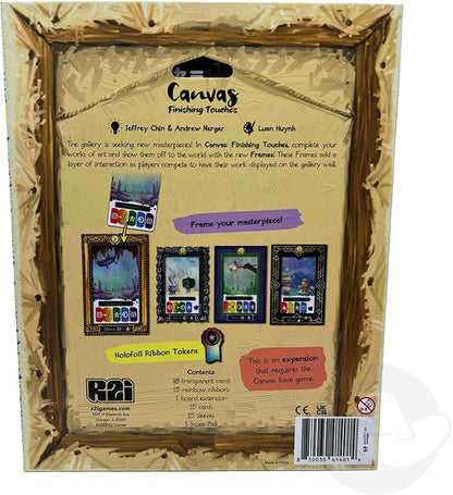 Canvas Finishing Touches (Deluxe) Expansion - R2i Games - 1 to 5 Players - 30 Minutes Play Time