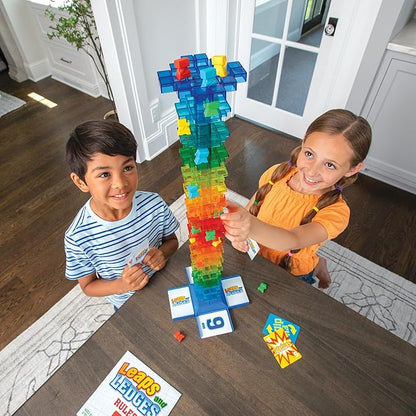 MindWare Leaps and Ledges Strategy Game - Ages 8+ - Fun Party Game and Family Game Night Activity for Kids Teens and Adults - 2 to 4 Players