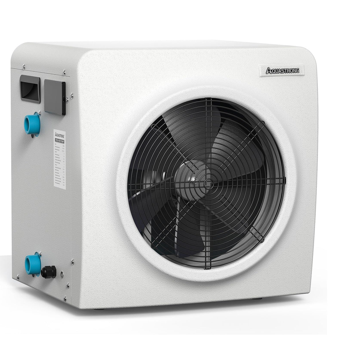 AQUASTRONG Inverter Swimming Pool Heat Pump,Pool Heater for Above Ground and Inground Pool Heating Smart WiFi Control and Cooling Pool Heater Pools Up to, 7000 Gallons