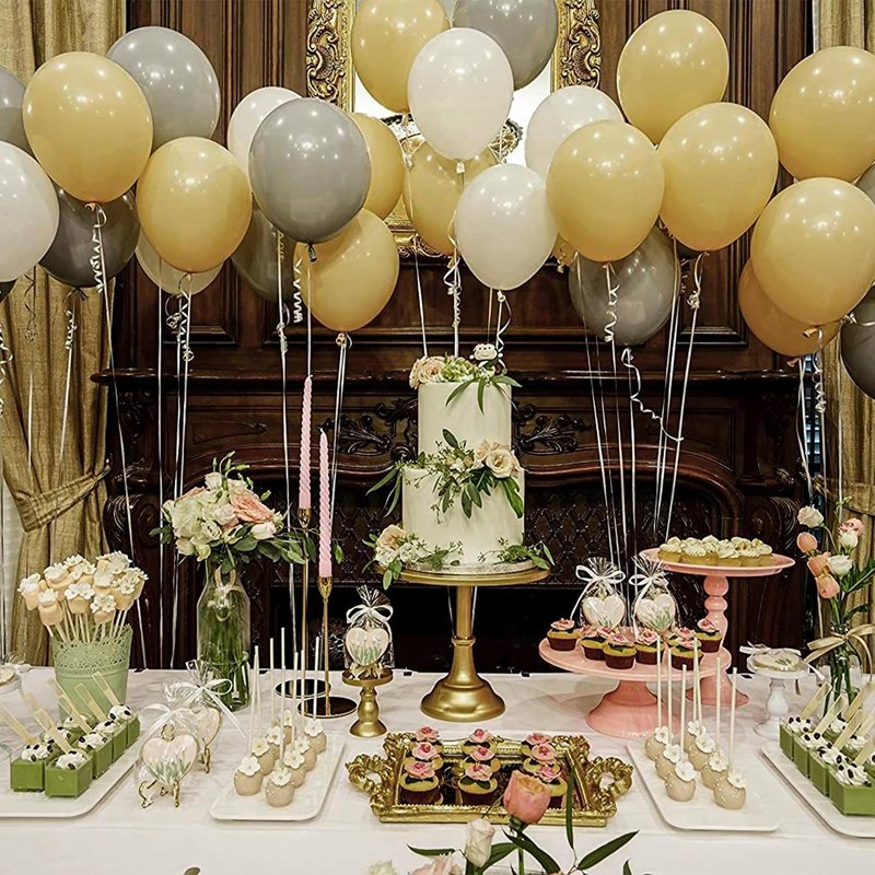 PartyWoo Tan Balloons 100 pcs Different Sizes of 18 12 10 5 Inch Light Brown Neutral Boho Coffee Balloon Arch Kit Garland for Wedding Baby Shower Safari Woodland Birthday Party Decorations Tan-F19