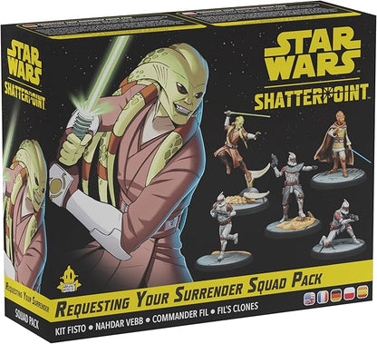 Star Wars Shatterpoint Requesting Your Surrender Squad Pack - Tabletop Miniatures Game Strategy Game for Kids and Adults Ages 14+ 2 Players 90 Minute Playtime Made by Atomic Mass Games