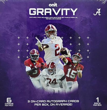 2025 Onit Gravity College Football Card Breaker Edition Box (Alabama Crimson Tide)