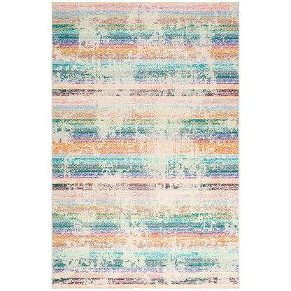 Comeet Modern Washable Rug, 5x8 feet Green Area Rug for Living Room, Indoor Non Slip Carpet for Bedroom Girls, Print Distressed Abstract Rugs for Dining Room Home Office Nursery Dorm Kids Room Decor