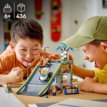 LEGO 60460 City Race Car Jump Course Toy Toy Birthday Gift Blocks Educational Boys Girls Children 6 Years 7 Years 8 9 Years Old Vehicle Car Mini Car
