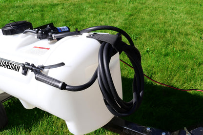 Grass Guardian 25 Gallon Pull-Behind Trailer Broadcast Sprayer - 1.1GPM, 7' Swath