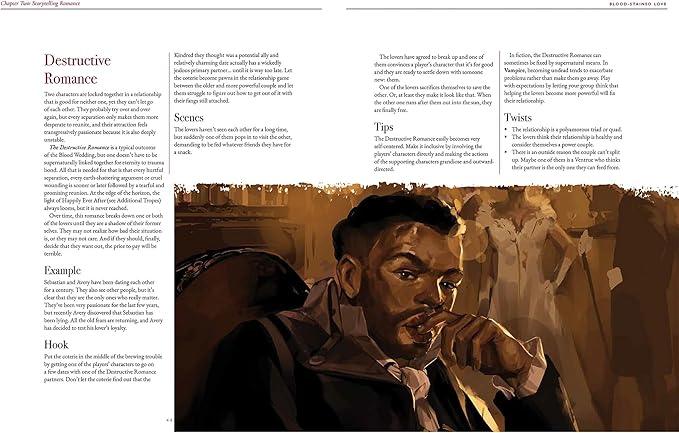 Renegade Game Studios Vampire The Masquerade 5 Edition Blood-Stained Love Sourcebook for Tabletop Roleplay