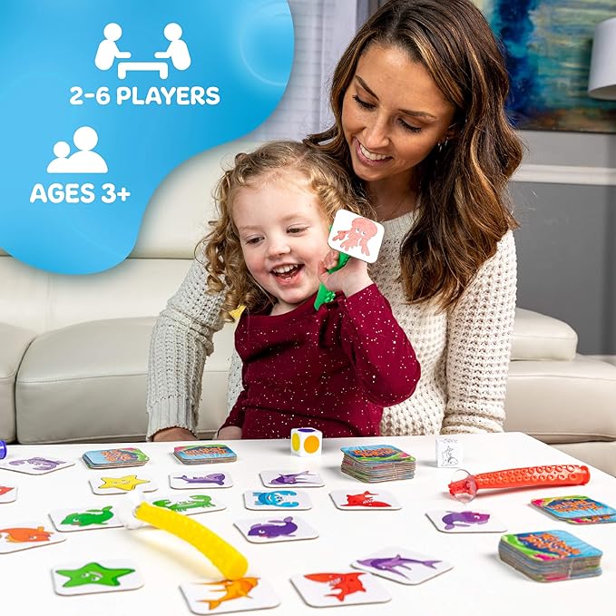 Continuum Games Tentacle Tantrum Fast-Paced Octopus Game of Matches and Squiddy Snatches | 2-6 Players 20-Minute Play Time Ages 3 and Up | Family Games for Kids and Adults
