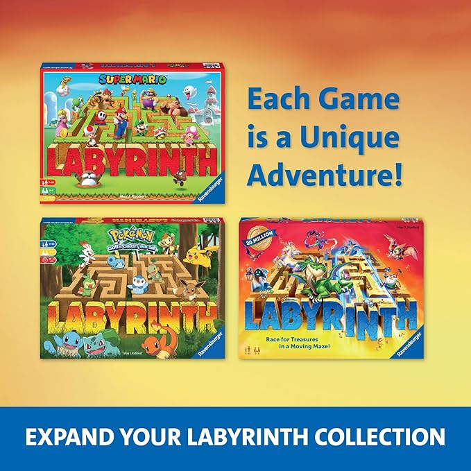 Ravensburger Harry Potter Labyrinth Board Game - A Strategic Maze Challenge for Family Nights - Great Birthday Gift - 2-4 Players - Kids Ages 7-10 and Older