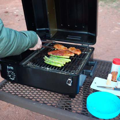 Z GRILLS 2026 200A Pellet Grill & Smoker - 202 sq.in Compact Wood Pellet BBQ with PID 3.0 Precision Control, Auto Feed System, Portable Small-Space Grill for Camping & Backyard Cooking