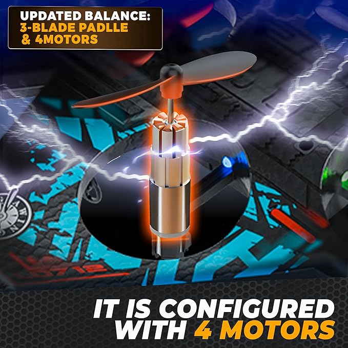 BEZGAR Drones for Kids | 2.4GHZ RC Plane Remote Control Airplane RC Helicopter 360° Flip Fighter Jet Toy with Colorful LED Navigation Light Gray