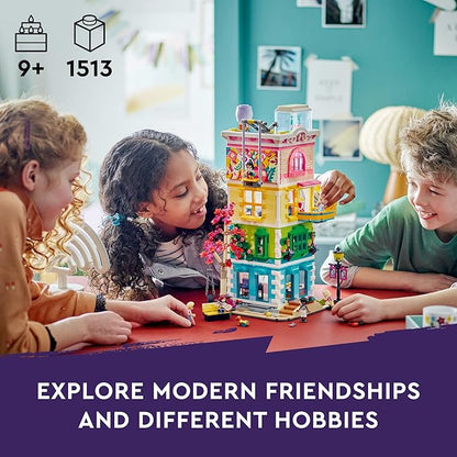 LEGO Friends Heartlake City Community Center 41748 Building Toy Set Creative Challenge for Ages 9+ Includes 6 Mini-Dolls a Pet Dog and Lots of Accessories a Fun Gift for Kids who Love Role Play