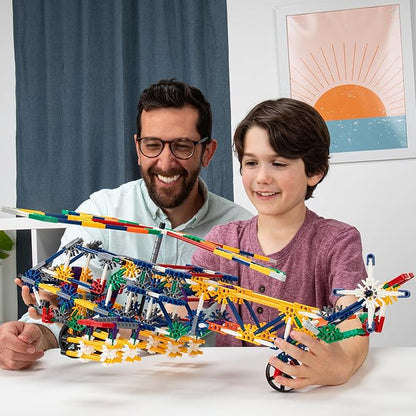 K'NEX - 100 Model Building Set ‚ 863 Pieces STEM Building Kid Construction Set‚ Ages 7+