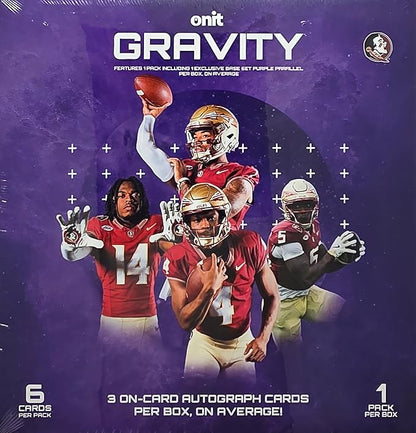 2025 Onit Gravity College Football Card Breaker Edition Box (Florida State Seminoles)