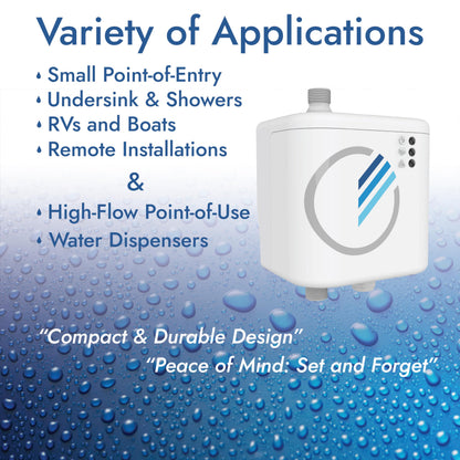 AquiSense PearlAqua Deca 30C UV-C LED Water Disinfection System (Max Flow 5 gallons per Minute)