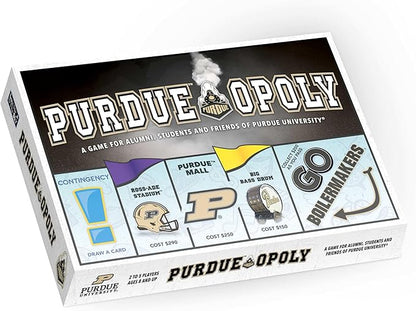 Late for The Sky Purdue University Purdueopoly Board Game Opoly-Style Campus Edition for 2-6 Players Family Game Night Alumni Collectible with Tokens and Landmark Properties