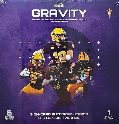 2025 Onit Gravity College Football Card Breaker Edition Box (Arizona State Sun Devils)