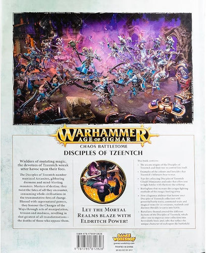 Warhammer Age of Sigmar Games Workshop Disciples of Tzeentch Battletome 83-45-60