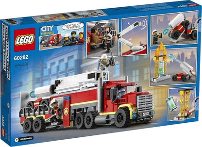 LEGO City Fire Command Unit 60282 Building Kit Fun Firefighter Toy Building Set for Kids New 2021 (380 Pieces)