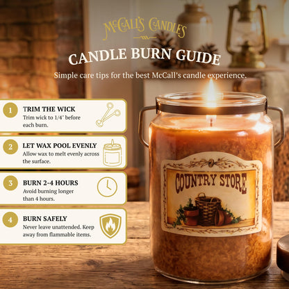 McCall’s Candles | Fresh Strawberries | 18 oz Scented Candle | Indulgence Collection | USA-Poured | Double Wick | Grooved Jar with Carrying Handle | Light & Juicy Farmstand Fragrance